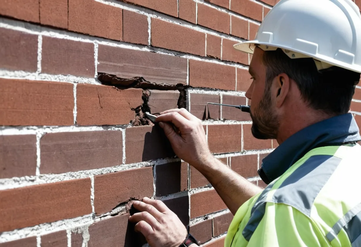 Traitement des fissures de façade